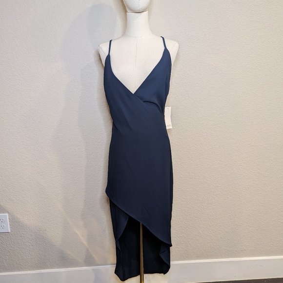 Tobi Dresses & Skirts - Tobi Cocktail Dress Navy | Sz M | Hi Lo | NWT
